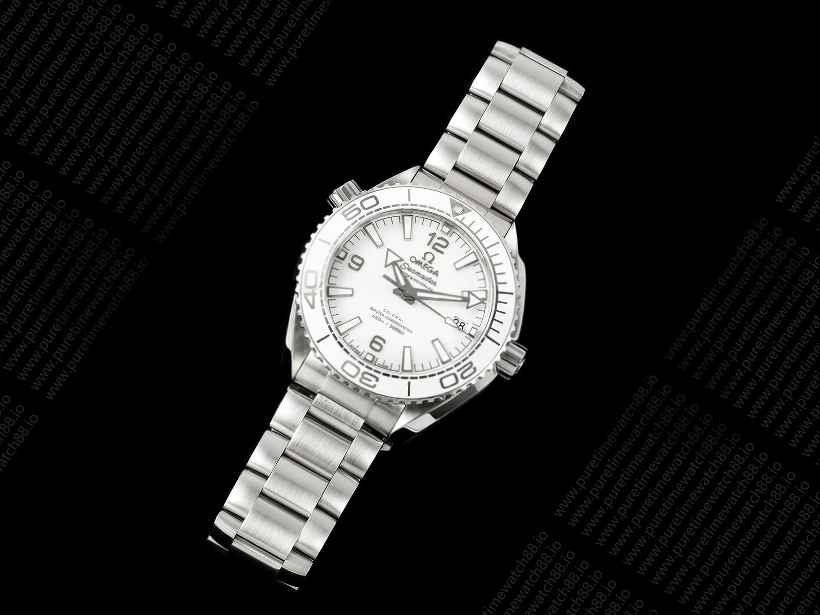 Seamaster 39.5mm VSF 1:1 Best Edition White Dial on SS Bracelet VS8800 Super Clone V4