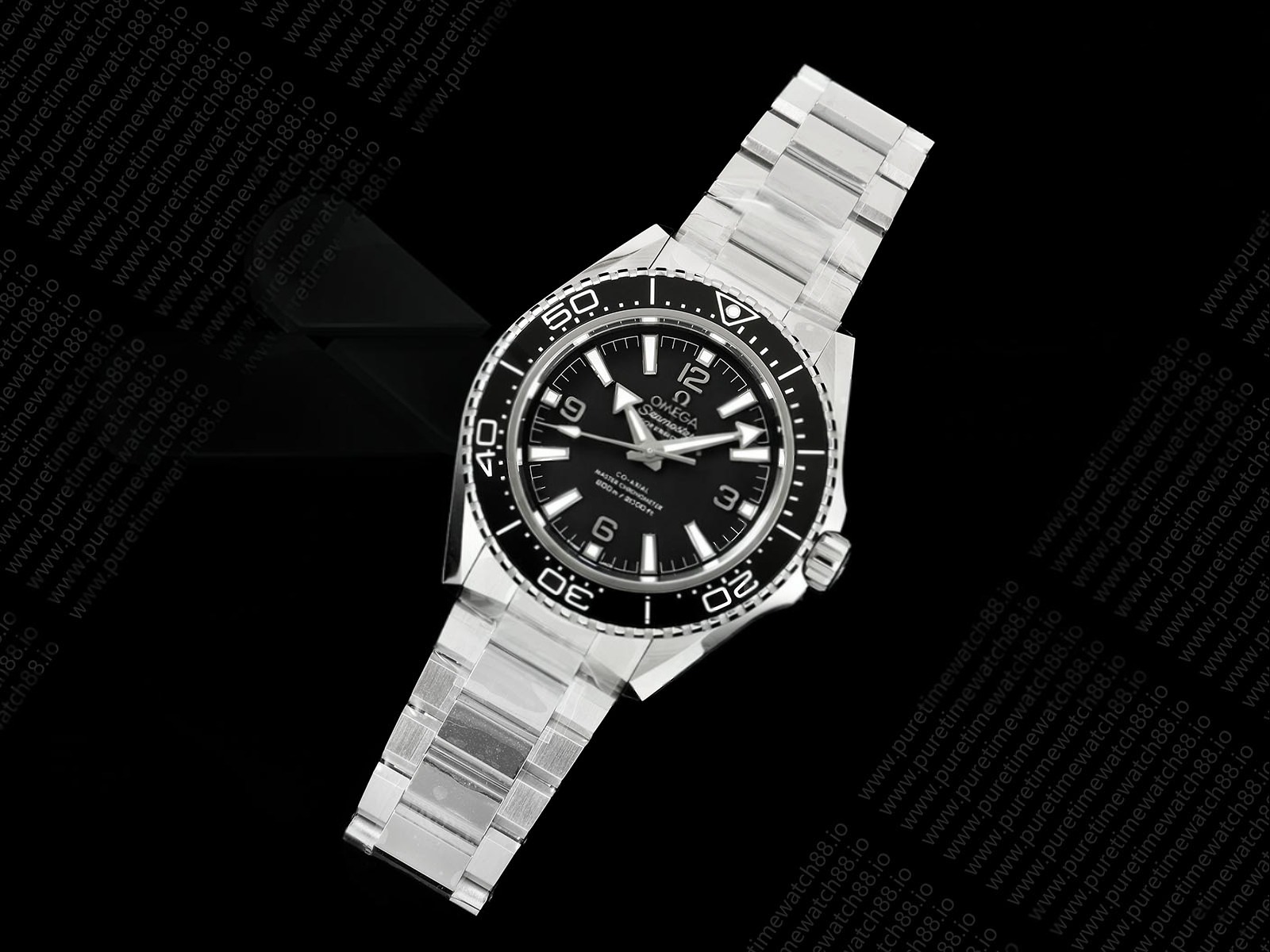 Planet Ocean 600M SS Black VSF 1:1 Best Edition on SS Bracelet VS8912